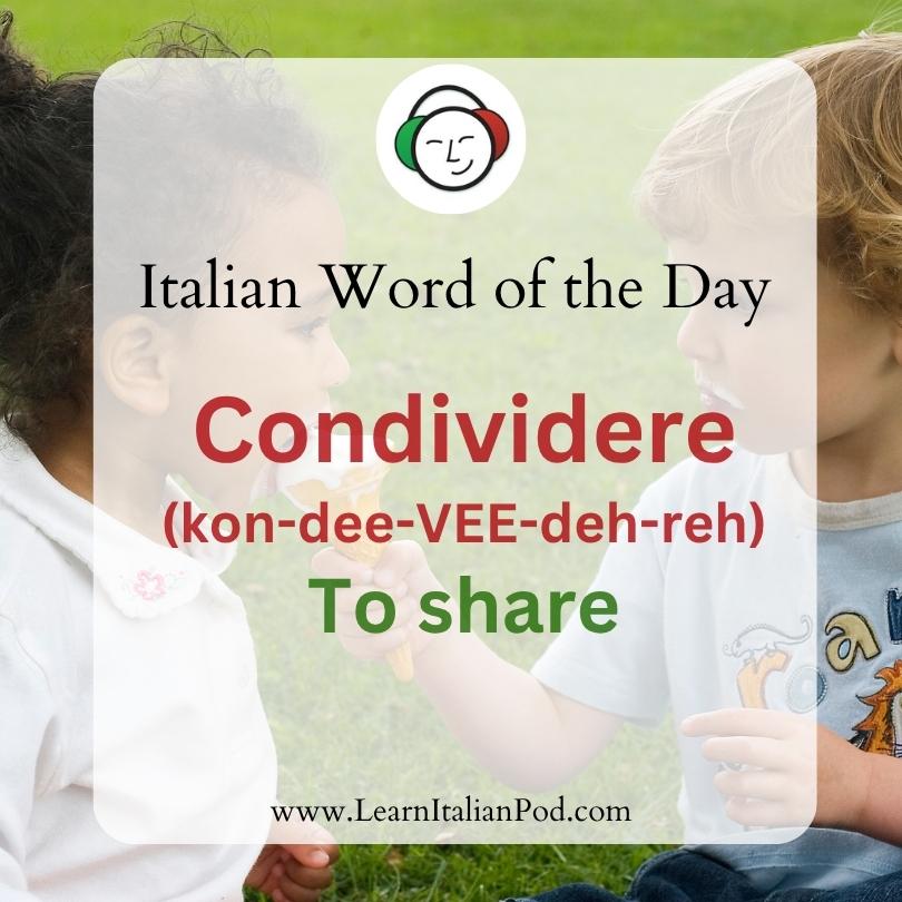 Condividere