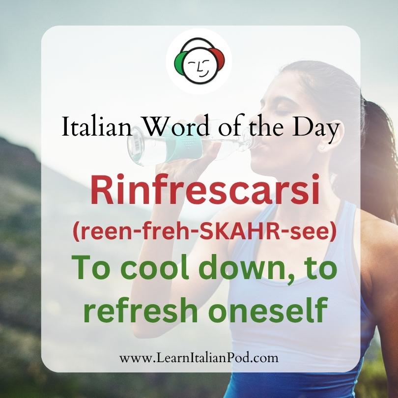 Rinfrescarsi